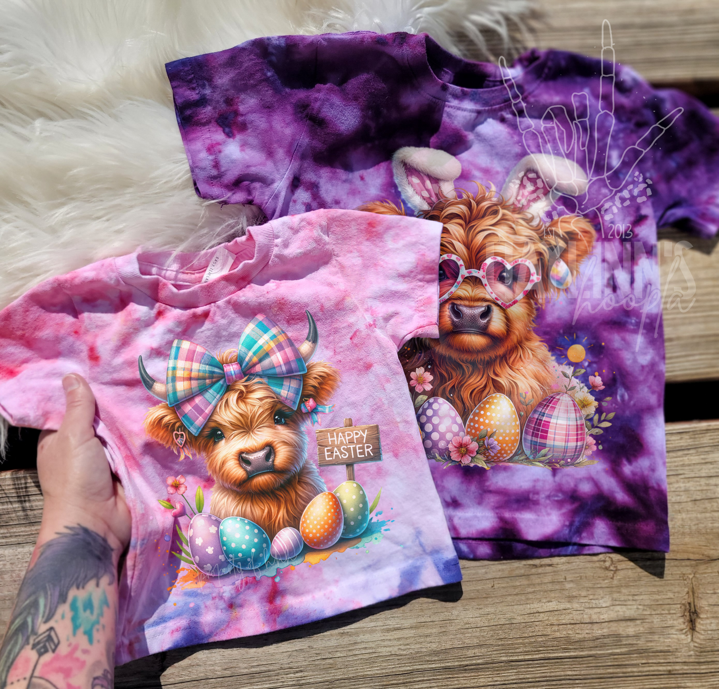 Adorable Easter Cow Tee