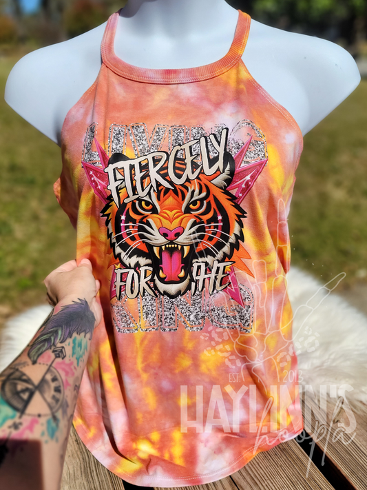 Living Fiercely for the King Rocker Tank/Tee