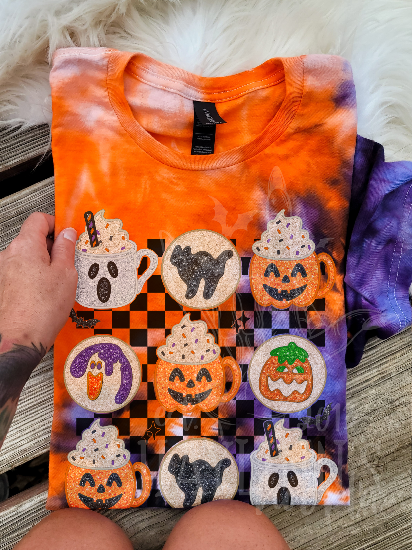 Halloween Cookies {FAUX EMBROIDERY} Tee