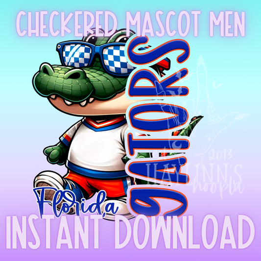 Florida Mascot Man DIGITAL DESIGN