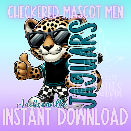 Jacksonville Mascot Man DIGITAL DESIGN