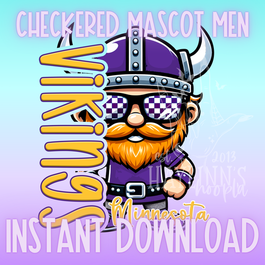 Minnesota Mascot Man DIGITAL DESIGN