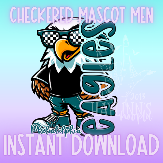 Philadelphia Mascot Man DIGITAL DESIGN