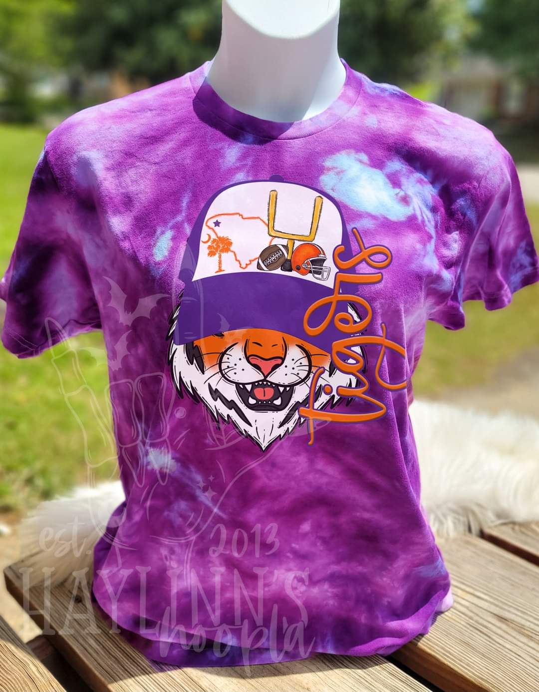 Trucker Hat CUSTOM MASCOT Ice Dye Tee