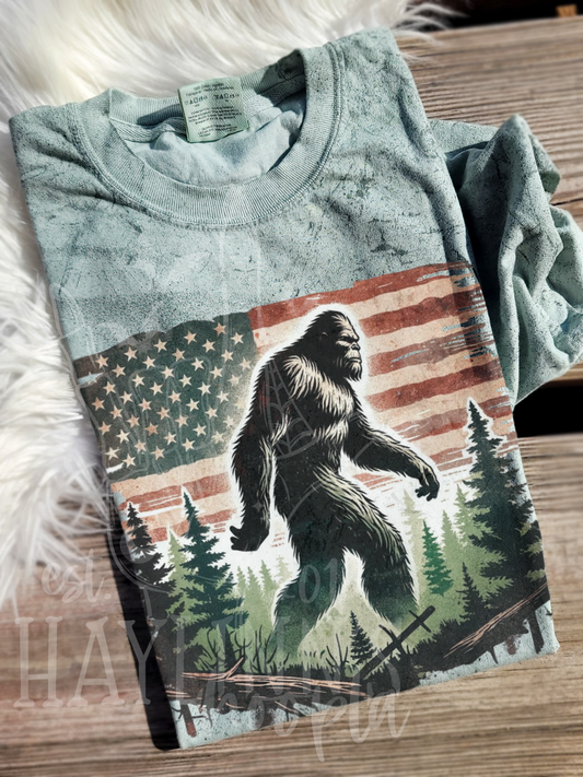 Patriotic Bigfoot Tee