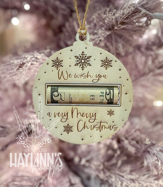 Beautiful Money Holder Holiday Ornament