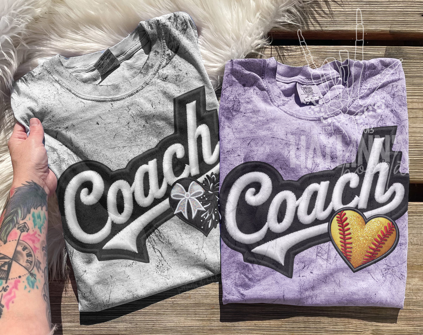 Coach {FAUX EMBROIDERED} Tee