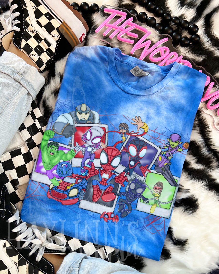 Spidey and Friends Polaroid Tee