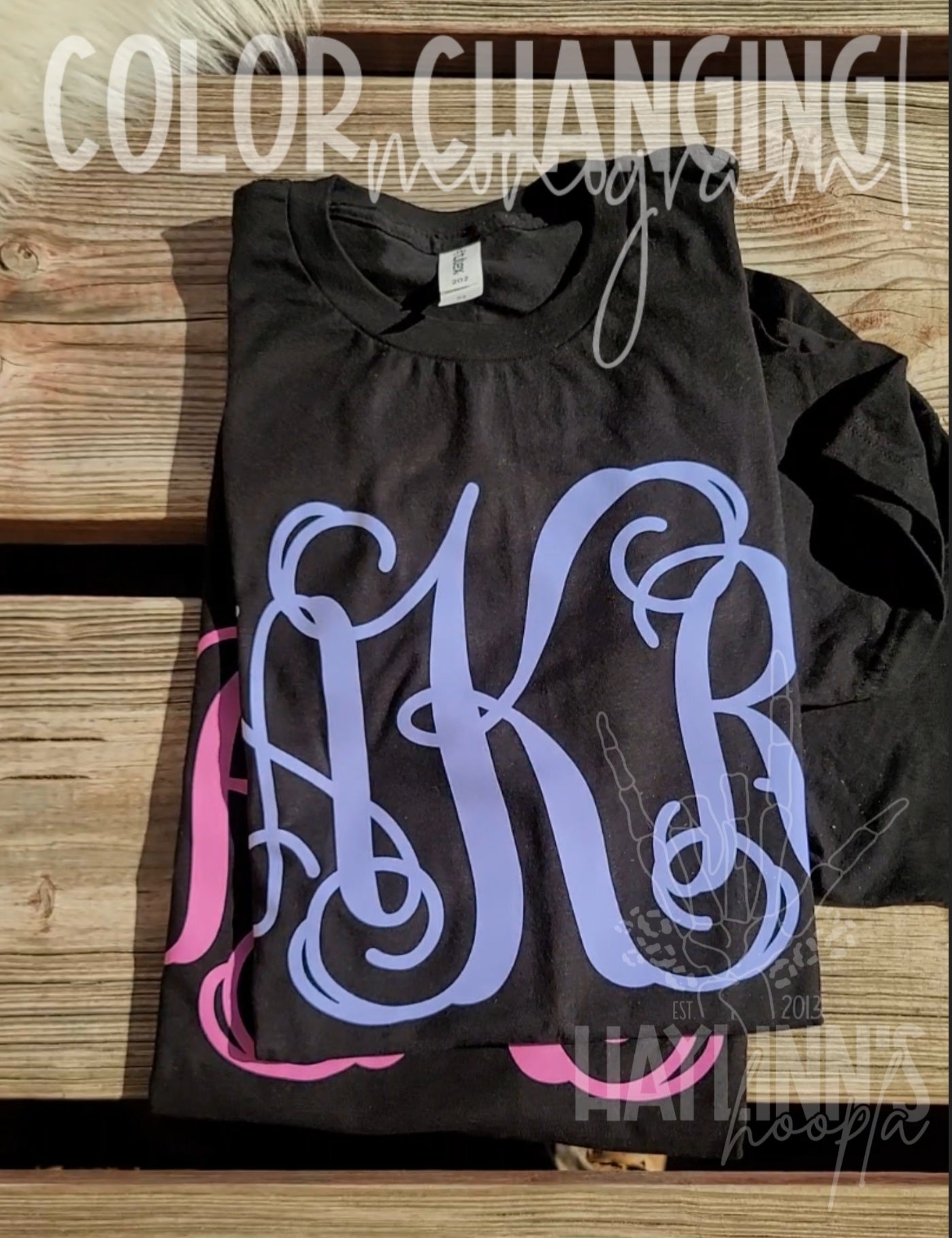 Color Changing Monogrammed Tee