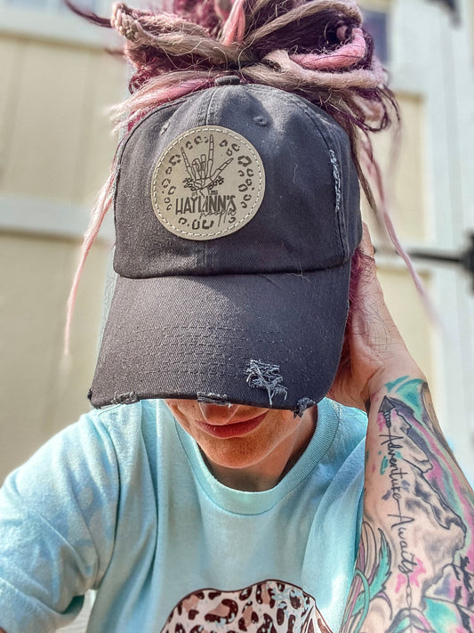Personalize Your Own Distressed Hat