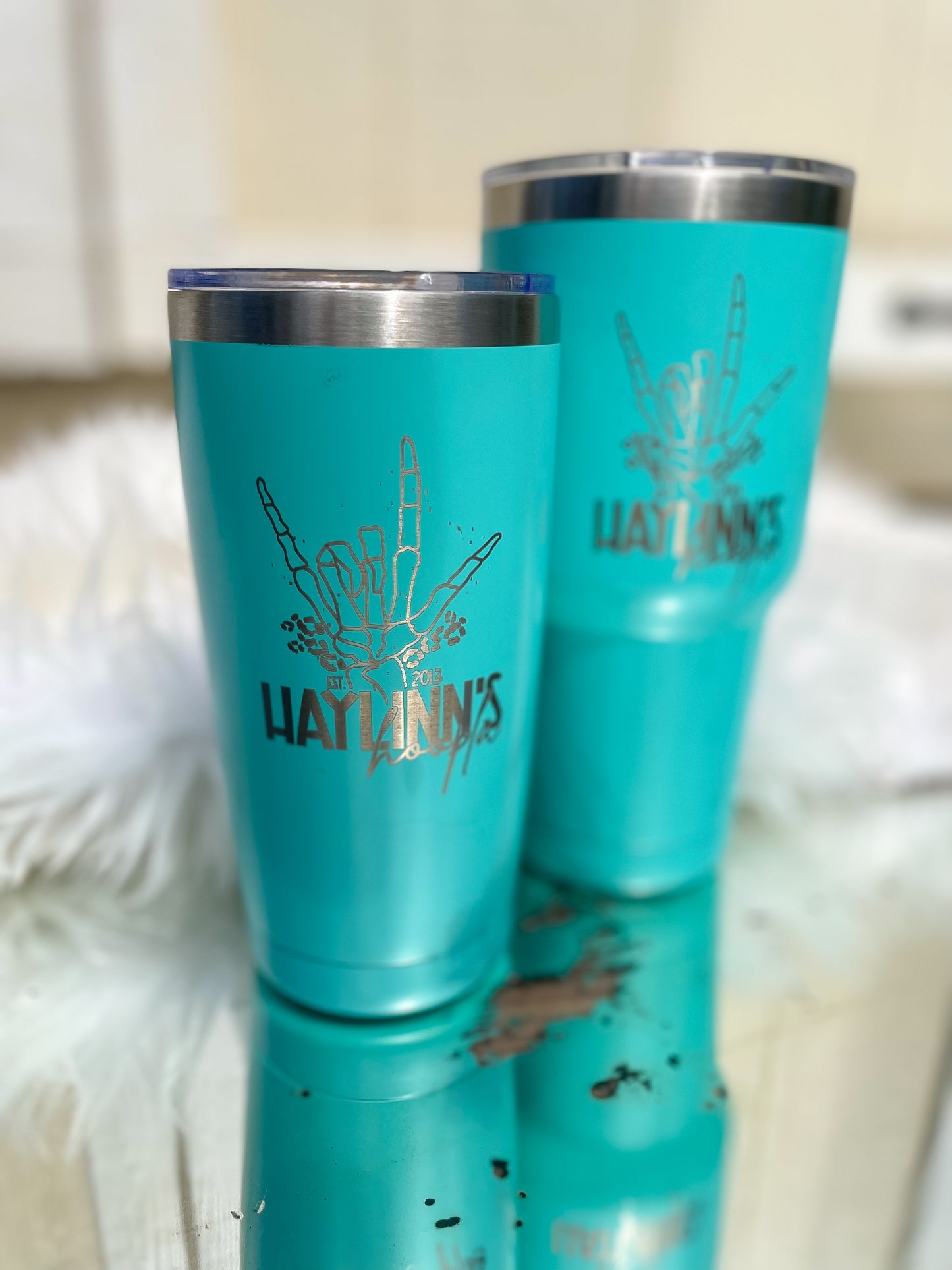 Laser Engraved Stainless Steel TUMBLERS