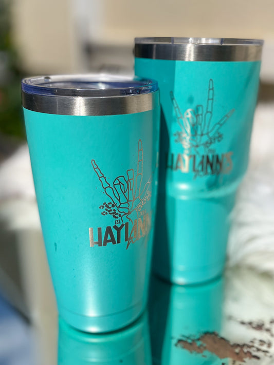 Laser Engraved Stainless Steel TUMBLERS