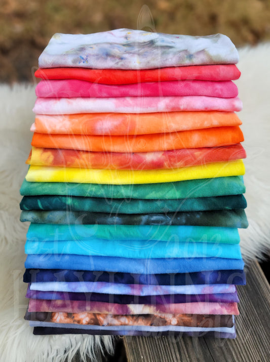 Hoopla Hues {Ice-Dyed} BLANK Tees [18 colors]