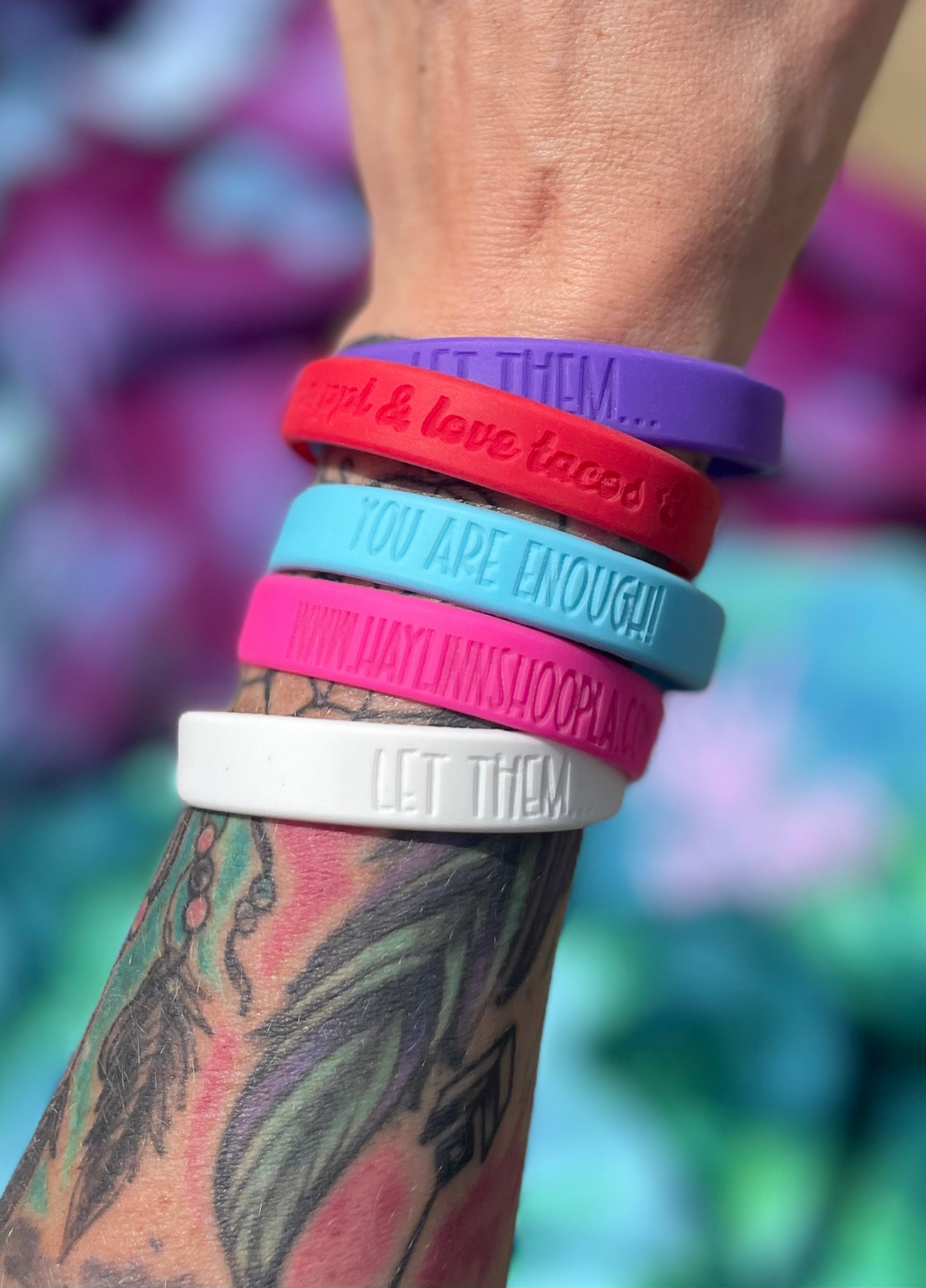 Personalize Your Own Silicone Bracelet