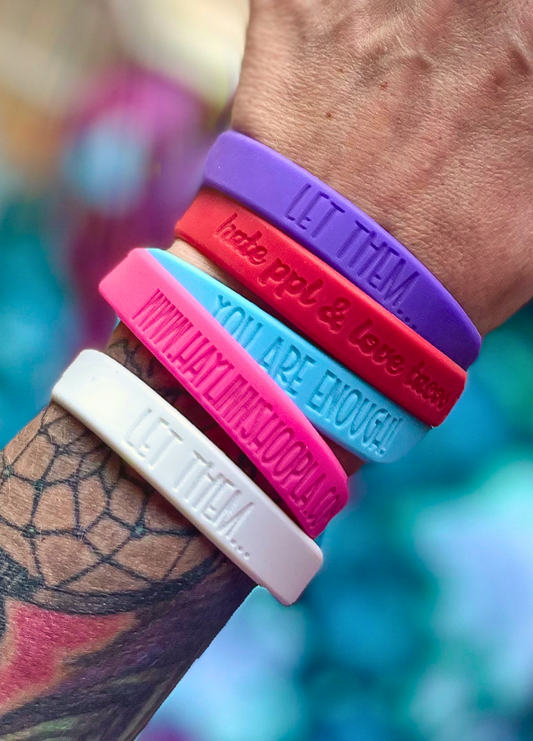 Personalize Your Own Silicone Bracelet